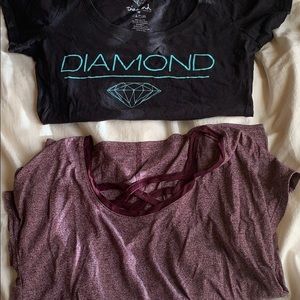 Not worn Zumiez tops